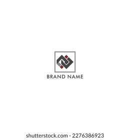 vector logo design with letter id