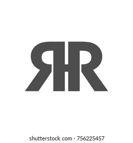 Vector Logo Design Letter R H Stock Vector (Royalty Free) 756225457 ...