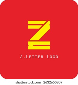 Vector logo design with the letter Z symbol is simple, clear, bold, easy to remember, elegant, easy to apply on a large or small scale
