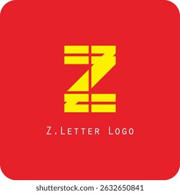 Vector logo design with the letter Z symbol is simple, clear, bold, easy to remember, elegant, easy to apply on a large or small scale