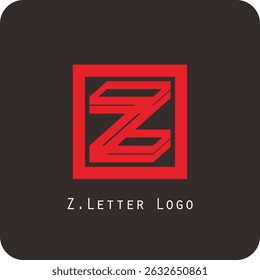 Design de logotipo vetorial com a letra Z símbolo é simples, claro, negrito, fácil de lembrar, elegante, fácil de aplicar em uma escala grande ou pequena