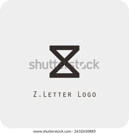 Vector logo design with the letter Z symbol is simple, clear, bold, easy to remember, elegant, easy to apply on a large or small scale