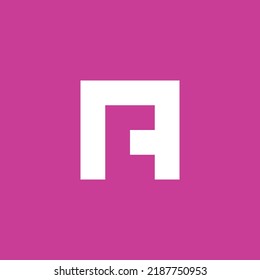 Vector logo design with letters A and C.