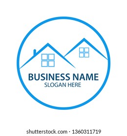 vector logo design of luxury prosperity comfy home, hotel, or real estate for property business company