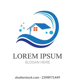 vector logo design of luxury prosperity comfy home, hotel, or real estate for property business company