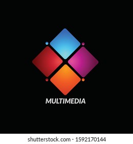 vector logo design for multimedia companies

