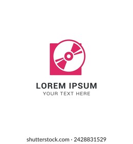 vector logo design music concept.