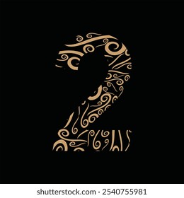 vector logo design number 2 batik