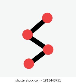 Vector logo design oof chemistry icon. Design for logo design. 