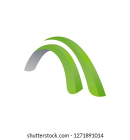 vector logo design perfectly suitable for dynamic wave, ocean sea water wave home resort, sailing boat, ocean cruise tour company and business