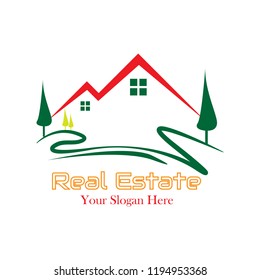 Vector Logo Design Real Estate Property Business