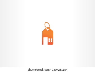 Vector logo design for rent a house