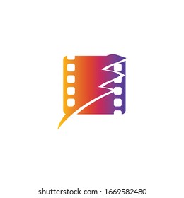 
vector logo design roll video. perfect for the film industry