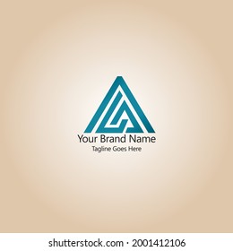 Diseño del logotipo del vector AS, icono del vector de identidad de marca 