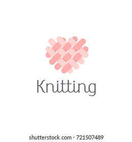 Vector Logo Design For Shop Knitting
