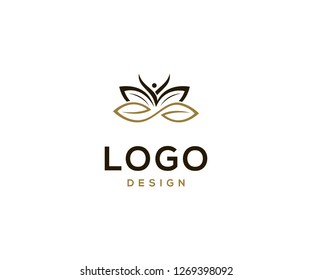 Vector logo design, spa icon