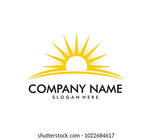 Similar Images, Stock Photos & Vectors of Sun Logo and symbol Template ...