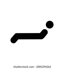 Diseño del logotipo vectorial y símbolo del ser humano perezoso 