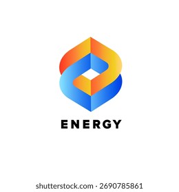 Vector logo design template. Abstarct energy concept.