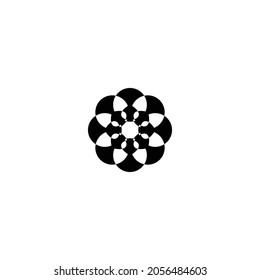 Vector logo design template - abstract symbol in ornamental arabic style