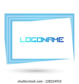 Vector Logo Design Template . Abstract Colorful Stripe Icon .