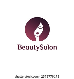 Vector logo design template for beauty salon, hair salon, cosmetic	
