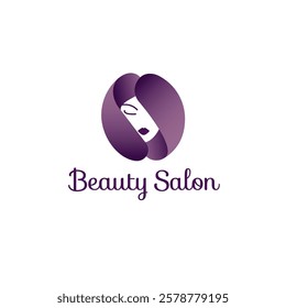 Vector logo design template for beauty salon, hair salon, cosmetic	
