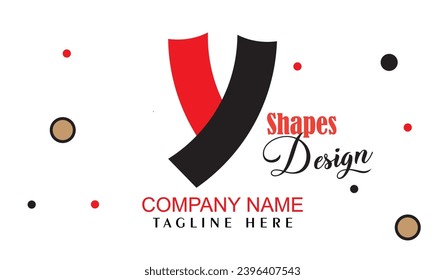 Plantilla de diseño de logotipo vector con triángulos negros y rojos. Se puede utilizar como un icono para la aplicación o la identidad corporativa