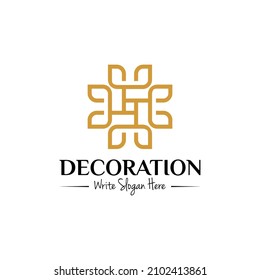 Vector Logo Design Template For Boutique Hotel, Restaurant, Jewelry