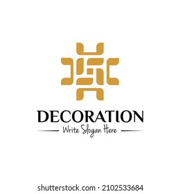 Vector Logo Design Template For Boutique Hotel, Restaurant, Jewelry