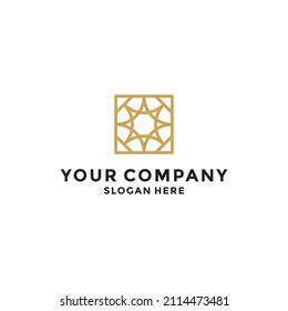 Vector Logo Design Template For Boutique Hotel, Restaurant, Jewelry