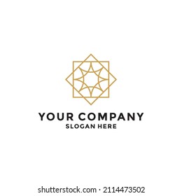 Vector Logo Design Template For Boutique Hotel, Restaurant, Jewelry