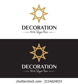 Vector Logo Design Template For Boutique Hotel, Restaurant, Jewelry