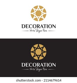 Vector Logo Design Template For Boutique Hotel, Restaurant, Jewelry