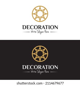 Vector Logo Design Template For Boutique Hotel, Restaurant, Jewelry