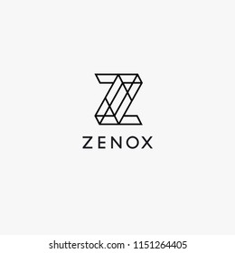 Vector logo design template for business. Letter Z