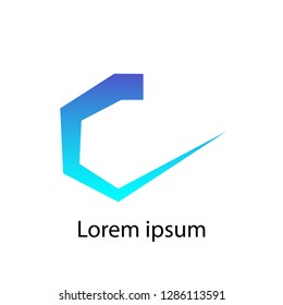 Vector logo design template for business. Innovation sign