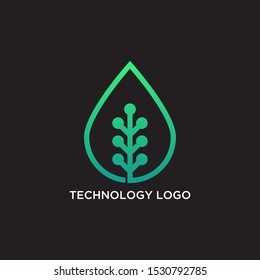 Vector logo design template for business. Technology sign.