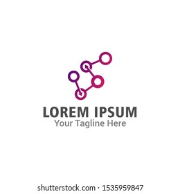 Vector logo design template for business. Innovation sign