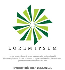 Vector logo design template for business. Innovation sign.