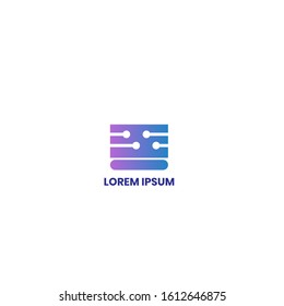 Vector logo design template for business. Innovation sign.