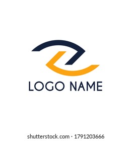 Vector logo design template for business. Z letter logo