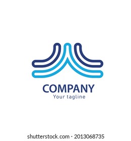 Plantilla de diseño de logotipo vectorial para empresas. Logo creativo. El logotipo puede utilizarse para el vector de diseño de iconos, marcas, identidades, empresas y empresas