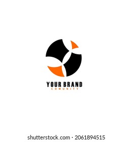 Vector logo design template for business. ball icons