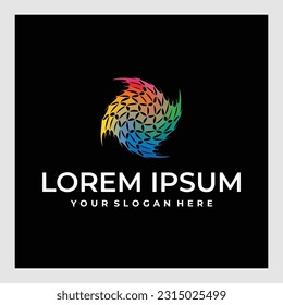 Vector logo design template for business. Innovation sign.