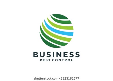 Vector logo design template for business. Global icon