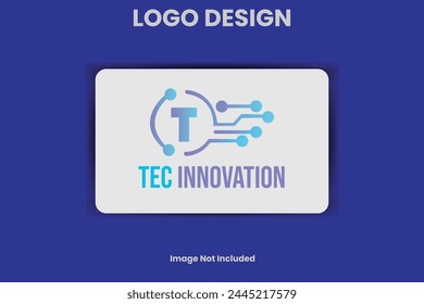 Plantilla de diseño de logotipo de Vector para negocios. Signo de innovación.