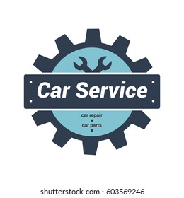 Vector Logo Design Template Car Service Stock Vector (Royalty Free ...