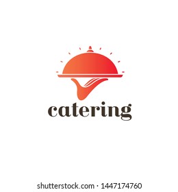 Vector logo design template. Catering service icon.