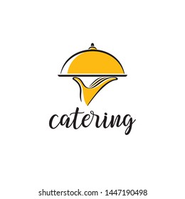 Vector logo design template. Catering service icon.